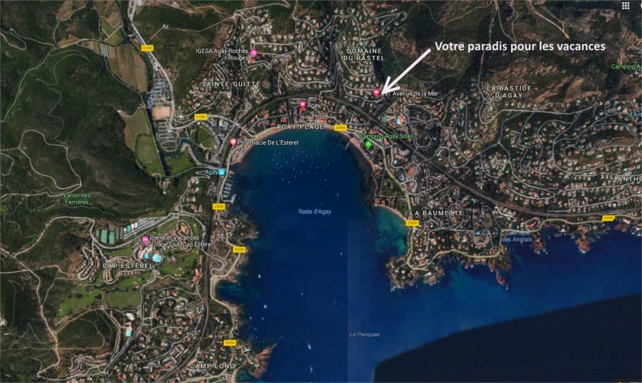La Pequenita Villa Saint-Raphael  Bagian luar foto